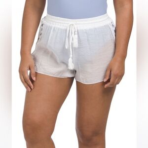 Elan | NWT White Swim Coverup Shorts